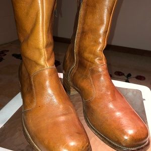 Frye Men's Tan Leather Boots Style 5555 Size 11.